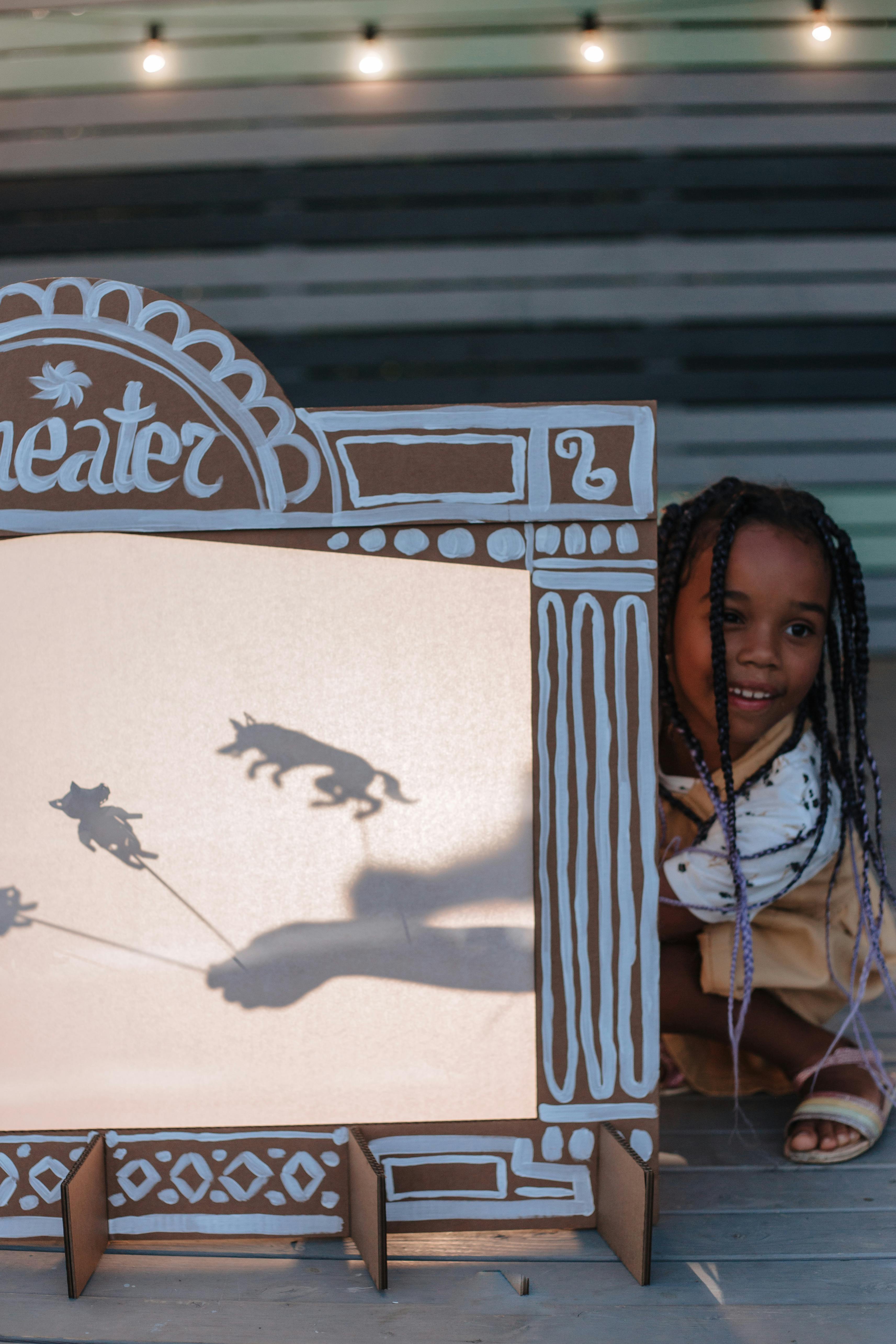 Shadow theater performance